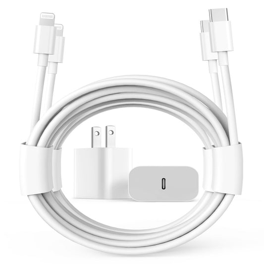 Iphone Charger Fast Charging, Apple Charger for Iphone, 2 Pack 20W PD Fast Charger&6Ft USB C to Lightning Cable Compatible with Iphone, Ipad, Ipod